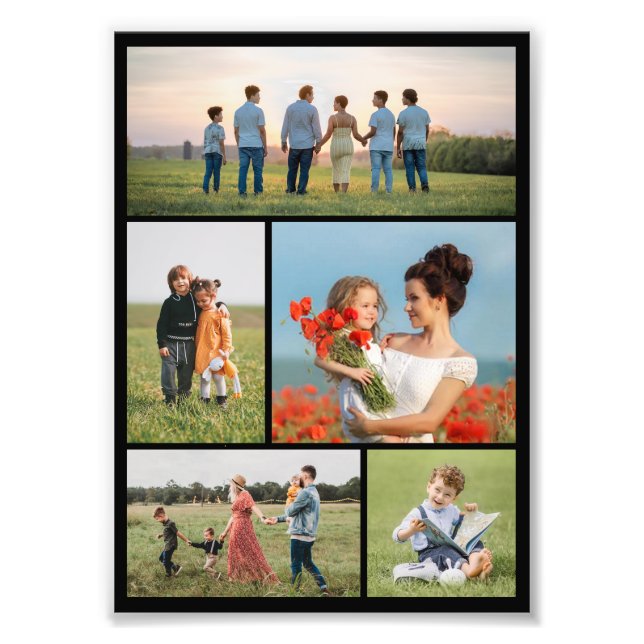 Erstellen Sie Ihr eigenes 5-Foto Collage Foto Erwe (Vorne)