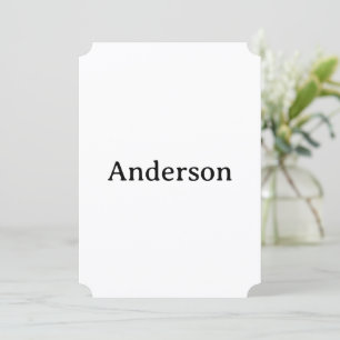 Erstellen Sie Ihr eigenes 5" x 7" Ticket Dankeskarte