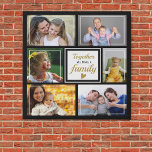 Erstellen Sie Ihr eigenes 6 Foto Collage Family An Künstlicher Leinwanddruck<br><div class="desc">Eine trendige Foto Collage Leinwand Kunst mit einem schönen Familienangebot - "Gemeinsam machen wir eine Familie". Personalisieren Sie mit 6 Ihrer Lieblingsfotos,  um es zu einem besonderen Familienbesitz zu machen.</div>