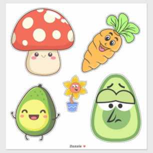 Erstellen Sie Ihr eigenes Adortable Kawaii Funny M Aufkleber
