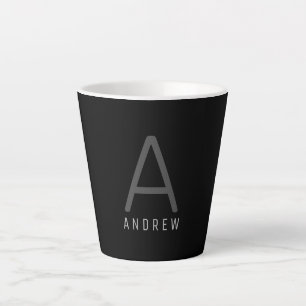 Erstellen Sie Ihr eigenes Anfangsmonogramm Milchtasse