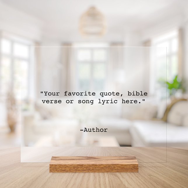 Erstellen Sie Ihr eigenes Angebot Acrylschild (Von Creator hochgeladen)