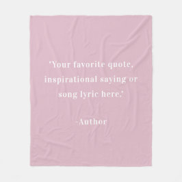 Erstellen Sie Ihr eigenes Angebot Fleecedecke