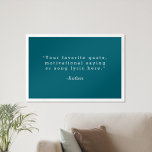 Erstellen Sie Ihr eigenes Angebot Poster<br><div class="desc">Erstellen Sie Ihre eigene, maßgeschneiderte Poster-Wandkunst mit minimalistischer Schrift.</div>