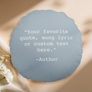 Erstellen Sie Ihr eigenes Angebot Rundes Kissen