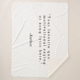 Erstellen Sie Ihr eigenes Angebot Sherpadecke