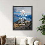 Erstellen Sie Ihr eigenes Angebotsposter Poster<br><div class="desc">Entwerfen Sie Ihre eigene,  maßgeschneiderte Poster-Wandkunst und personalisieren Sie diesen Plakatdruck mit modernem minimalistischem Typografie- und Naturlandschaftshintergrund.</div>