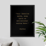Erstellen Sie Ihr eigenes Angebotsposter Poster<br><div class="desc">Erstellen Sie Ihre eigene,  maßgeschneiderte Poster-Wandkunst mit minimalistischer Schrift.</div>