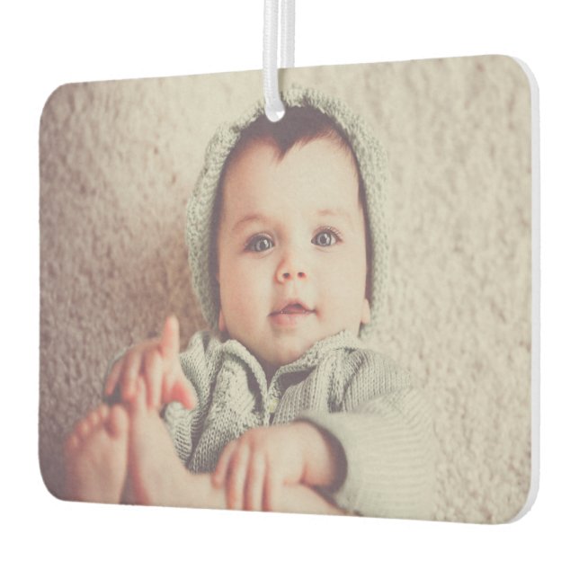 Erstellen Sie Ihr eigenes Baby Foto auf beiden Sei Autolufterfrischer (Links)