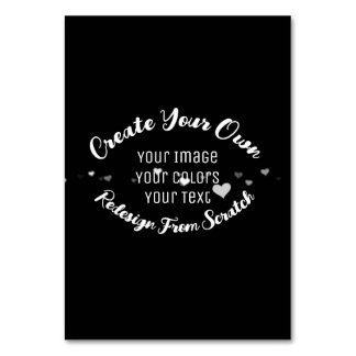 Erstellen Sie Ihr eigenes benutzerdefiniertes Bild Tischnummer