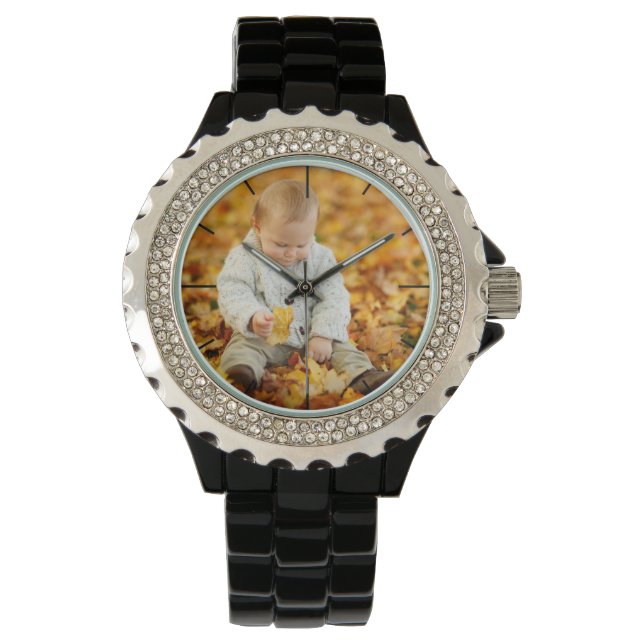 Erstellen Sie Ihr eigenes benutzerdefiniertes Foto Armbanduhr (Vorderseite)