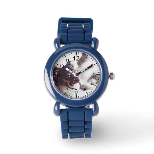 Erstellen Sie Ihr eigenes benutzerdefiniertes Foto Armbanduhr (Vorderseite)