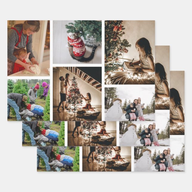 Erstellen Sie Ihr eigenes benutzerdefiniertes Foto Geschenkpapier Set (Set)