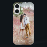 Erstellen Sie Ihr eigenes benutzerdefiniertes Foto iPhone 16 Hülle<br><div class="desc">Schützen Sie Ihr Handy stilvoll mit diesem eleganten, modernen Apple iPhone 6/6s Case. Cover Design verfügt über ein trendige Skript handgeschriebenen Stil "Liebe", ein stilvoller Typografie personalisierter Name und Ihr individuelles Bild. Text und Bild sind einfach anzupassen oder zu löschen, wenn gewünscht. Ideal für Familien, Freunde, Ehepaare, Babys, Kinder oder...</div>