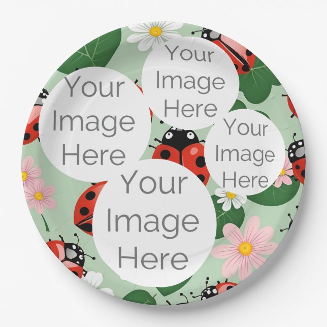 Erstellen Sie Ihr eigenes benutzerdefiniertes Foto Pappteller (Vorderseite)