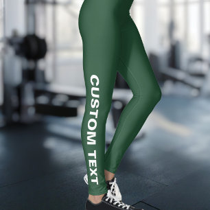 Erstellen Sie Ihr eigenes benutzerdefiniertes Grün Leggings