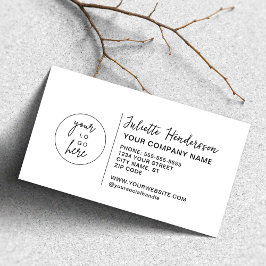 Erstellen Sie Ihr eigenes benutzerdefiniertes Logo Visitenkarte