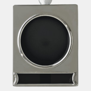 Erstellen Sie Ihr eigenes benutzerdefiniertes Pers Banner-Ornament Silber