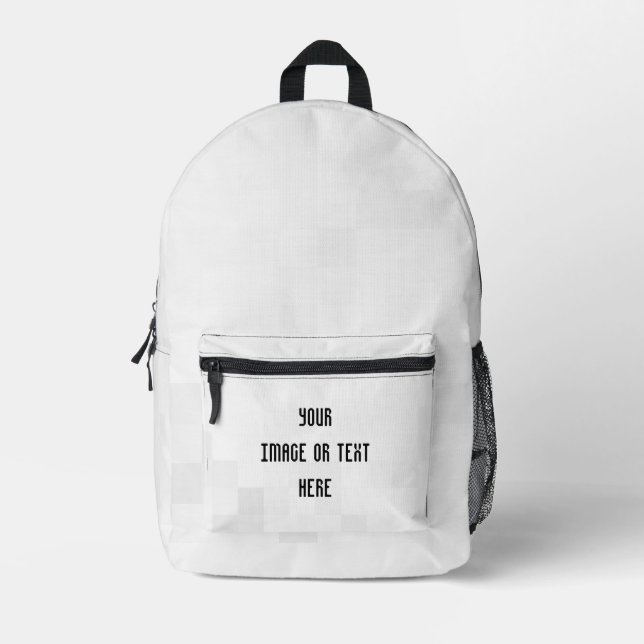 Erstellen Sie Ihr eigenes benutzerdefiniertes Pers Bedruckter Rucksack (Vorderseite)