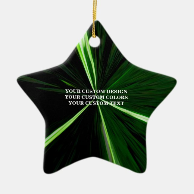 Erstellen Sie Ihr eigenes benutzerdefiniertes Pers Keramik Ornament (Vorne)