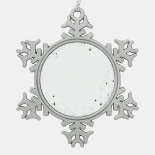 Erstellen Sie Ihr eigenes benutzerdefiniertes Pers Schneeflocken Zinn-Ornament