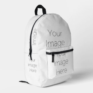 Erstellen Sie Ihr eigenes Bild hier 1 Bedruckter Rucksack