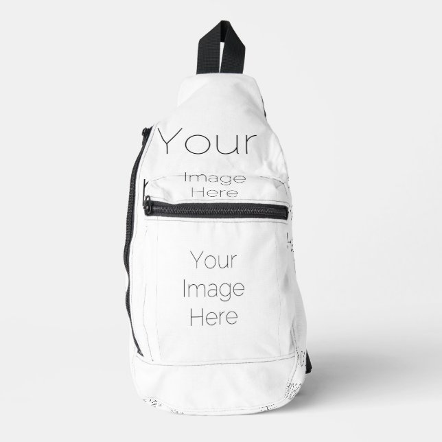 "Erstellen Sie Ihr eigenes" Bild hier Teenager auf Crossbody Bag (Vorderseite)