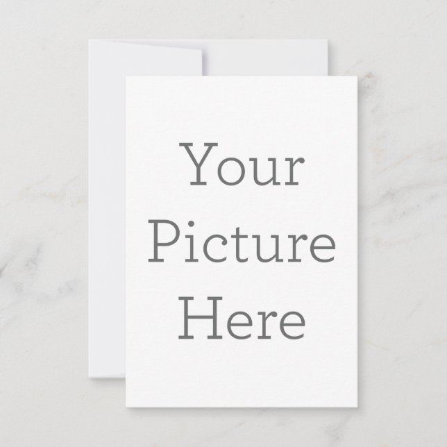 8.89 cm x 12.7 cm Flache Dankeskarte (Vorderseite)