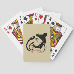 Erstellen Sie Ihr eigenes Black & Gold Ganesh-Prof Spielkarten