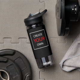 Erstellen Sie Ihr eigenes Black Gym, Fitness / Ben Trinkflasche