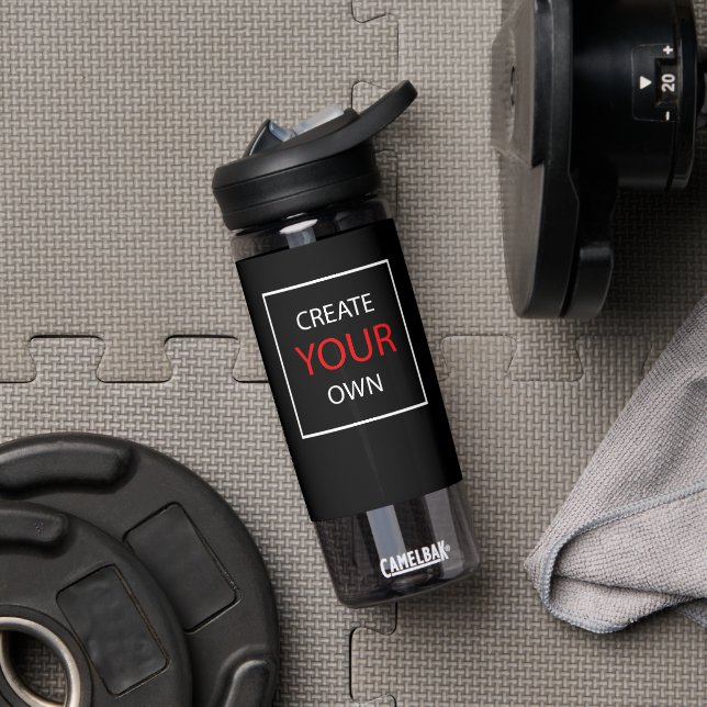 Erstellen Sie Ihr eigenes Black Gym, Fitness / Ben Trinkflasche (Fitnessstudio)