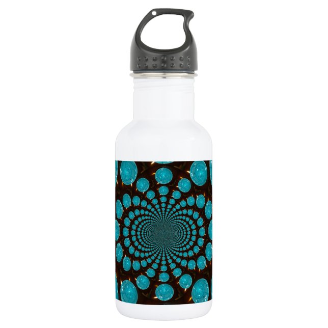 Erstellen Sie Ihr eigenes blaues Licht Kaleidoskop Trinkflasche (Vorderseite)