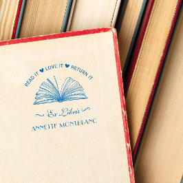 Erstellen Sie Ihr eigenes Blue Individuelle Name E Permastempel