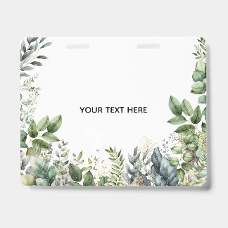 Erstellen Sie Ihr eigenes botanisches Design Ausweis