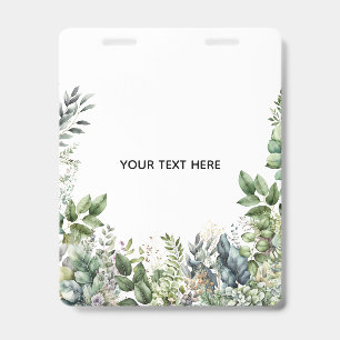Erstellen Sie Ihr eigenes botanisches Design Ausweis