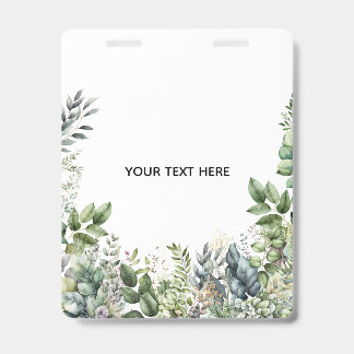 Erstellen Sie Ihr eigenes botanisches Design Ausweis