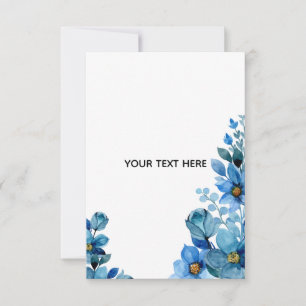 Erstellen Sie Ihr eigenes botanisches Design Dankeskarte