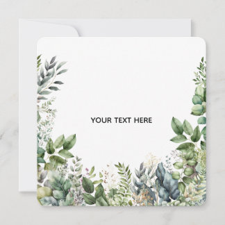 Erstellen Sie Ihr eigenes botanisches Design Einladung