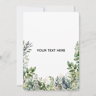 Erstellen Sie Ihr eigenes botanisches Design Einladung