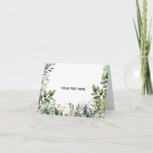 Erstellen Sie Ihr eigenes botanisches Design Karte