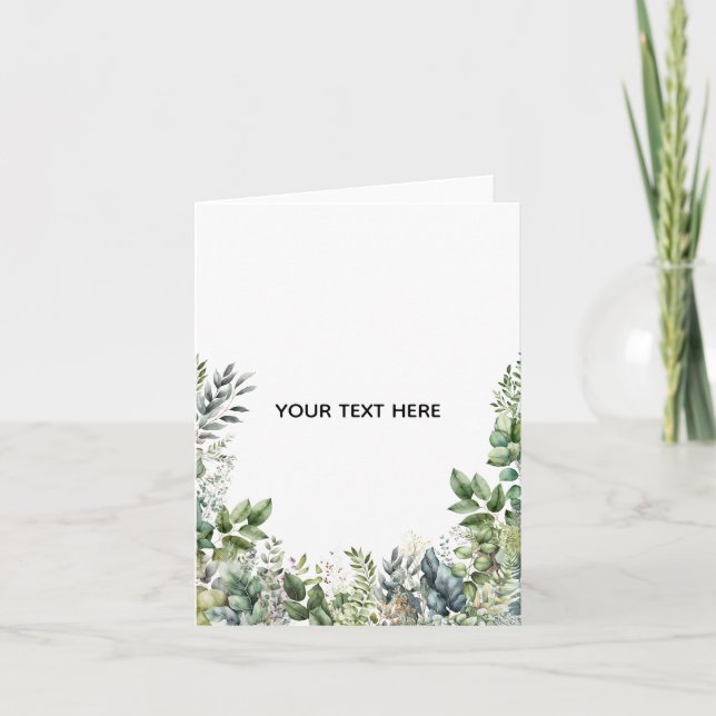 Erstellen Sie Ihr eigenes botanisches Design Karte (Vorderseite)