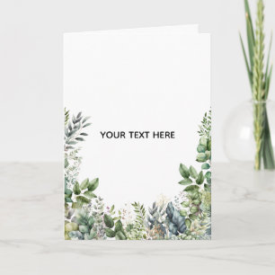 Erstellen Sie Ihr eigenes botanisches Design Karte