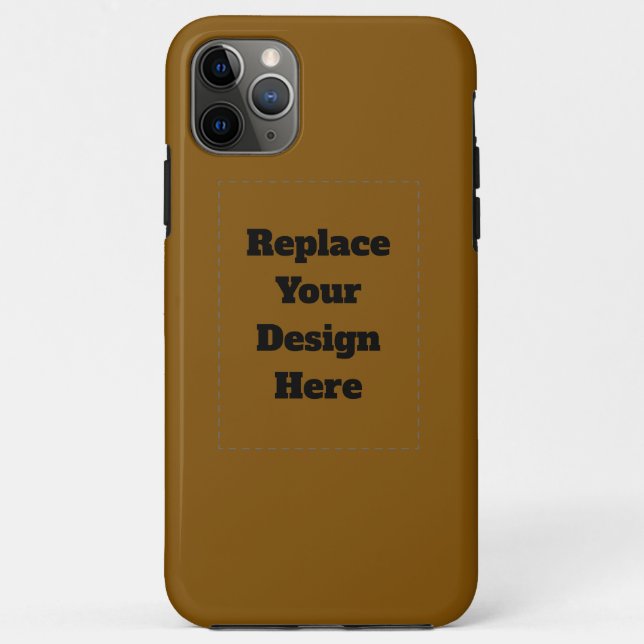 Erstellen Sie Ihr eigenes Braun Case-Mate iPhone Hülle (Rückseite)