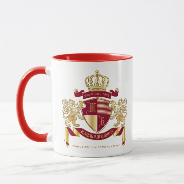 Erstellen Sie Ihr eigenes Coat mit dem Emblem der  Tasse (Links)