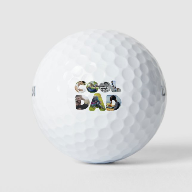 Erstellen Sie Ihr eigenes cooles Papa-7-Buchstaben Golfball (Vorderseite)