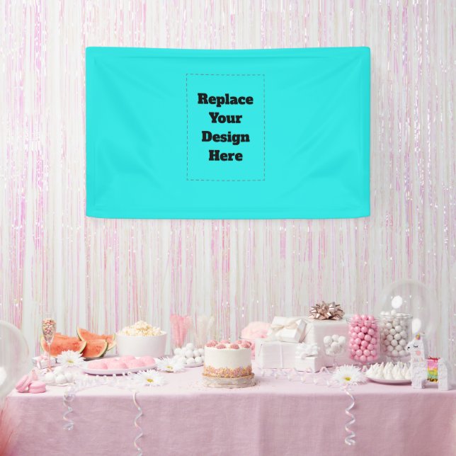 Erstellen Sie Ihr eigenes Cyan Banner (Party)