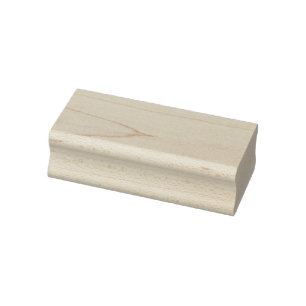 Erstellen Sie Ihr eigenes Design 1" x 2,5" Ahornho Gummistempel