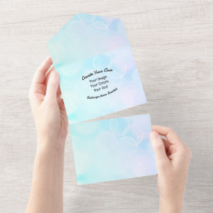 Erstellen Sie Ihr eigenes Design/Logo All In One Einladung