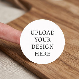 Erstellen Sie Ihr eigenes Design personalisierter Runder Aufkleber