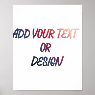 Erstellen Sie Ihr eigenes Design Poster